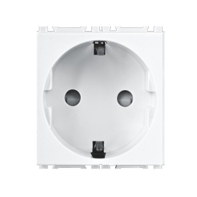 Priza schuko 2M Thea Optima Panasonic alb P-TOS foto