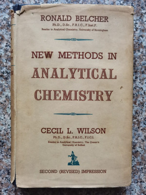 New Methods In Analytical Chemistry - Ronald Belcher, Cecil L. Wilson ,553291 foto