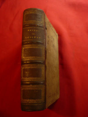 Boileau -Oeuvres Completes Ed.1862 -Biblioteca Regala personala Carol I -Cifru R foto