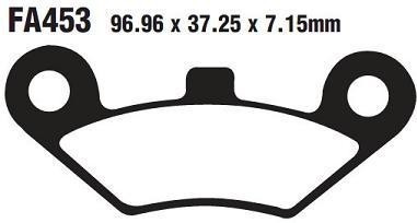 Placute frana ATV 260-300CC