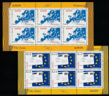 Romania 2008-Europa CEPT,Scrisoarea,coli 6 serii dantelate,MNH, Organizatii internationale, Nestampilat