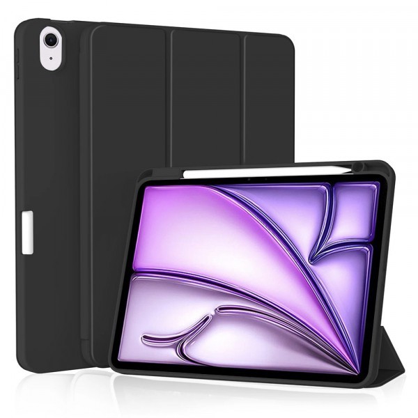 Husa pentru Apple iPad Air 11 (2025) / Air 11 (2024), Techsuit, Flex Trifold, Neagra