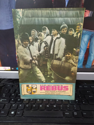 Rebus, revistă bilunară de divertisment, 15 dec. 1985, nr. 24, 684, anul 29, 015 foto