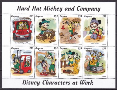 Guyana 1995 Disney MI 5081-5088 kleib. MNH foto