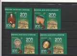 ROMANIA 2017 LP 2135 a MUZEUL NATIONAL BRUKENTHAL 200 ANI DE LA INFIINTARE SERIE CU VINIETA MNH NESTAMPILATA, Nestampilat