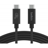 Cablu Date si Incarcare USB-C - USB-C Belkin Connect, 240W, 2m, Negru INZ004bt2MBK