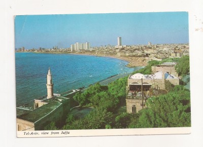 FA44-Carte Postala- ISRAEL - Tel-Aviv, view from Jaffa, circulata 1984 foto