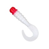 Grub Fast Strike, White Red Head, 4.5cm, 1.1g, 20buc/blister