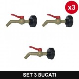 Set 3 bucati - Reductie bazin IBC 1000L S60X6X1/2" cu robinet Topautochei&amp;#174;