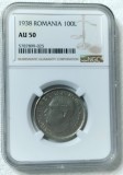 100 LEI 1938 AU 50 - GRADATA NGC - 5787899-025 - RARUTA