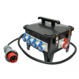 Tablou grup prize organizare santier portabil 2x415V/16A, 2x415V/32A, 4x250V/16A, 370x340x330mm IP44/54 SUNTREE