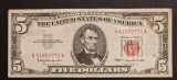 America 5 Dolari 1963 seria A61853771A