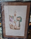 Jules Perahim, L Alphabet &ndash; Sin &ndash; litografie originala