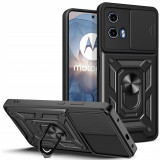 Husa Tech-Protect Camshield Pro pentru Motorola Moto G24/G24 Power/G04 Negru, Carcasa