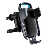 Suport auto cu incarcare wireless Baseus, 15W, negru, WXHW02-01