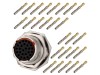 Conector Circular Mama Amphenol IP67, 26 Pini, Serie RT360, Montare Cablu/Panou, Placare Gold Flash
