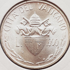 761 Vatican 1000 Lire 1982 Ioannes Paulus II (Familiaris Cons) km 167 argint