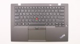 Carcasa superioara cu tastatura palmrest Laptop, Lenovo, ThinkPad X1 Carbon 3rd Gen Type 20BS, 20BT, 00HN945, 00HT300, 460.01402.0011, iluminata, layo