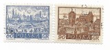 Polonia - Orase istorice poloneze, 1961 - serie obliterata