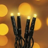 Instalație LED Crăciun 100 Becuri Alb Cald Extensibilă 6.07m Oem