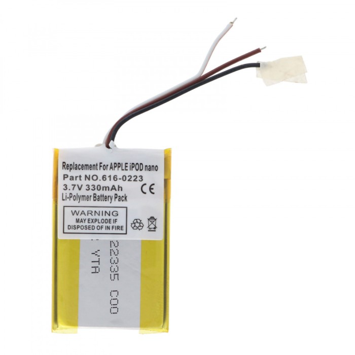Baterie pentru Ipod Nano 2G 616-0223 330mah