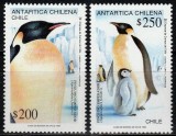 Chile 1992 - Pinguini, fauna, serie neuzata
