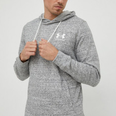 Under Armour bluza 1370401 barbati, culoarea gri, cu imprimeu