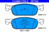 ATE 13.0460-7332.2 set placute frana,frana disc
