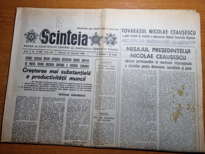 scanteia 24 februarie 1982-art. comuna flamanzi