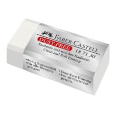 Radiera Faber-Castell Dust Free 30, Alba, Radiera Faber-Castell, Radiere Faber-Castell, Faber-Castell Dust Free Radiera, Faber-Castell Radiera, Radier foto
