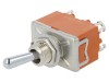 Comutator Basculant Panasonic DPST ON-OFF 15A 250V AC, Negru, Maneta Rotunda, Terminale Lipit