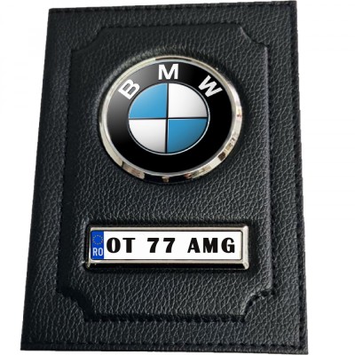 Portofel Personalizat cu Sigla Auto si Numar de Inmatriculare , Cadou Unic si Original foto