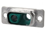 Conector D-Sub PIN 2 Mufă Tată/Mamă 31.19mm Pe Cablu, CONEC