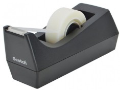 Dispenser Banda Adeziva, Max 19mm X 33m, 3m - Scotch C38 - Negru foto