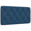 VidaXL Pernă pentru tăblie de pat, albastru, 100 cm, material textil