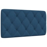 VidaXL Pernă pentru tăblie de pat, albastru, 100 cm, material textil