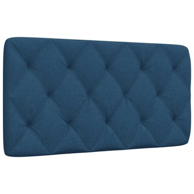 vidaXL Pernă pentru tăblie de pat, albastru, 100 cm, material textil foto