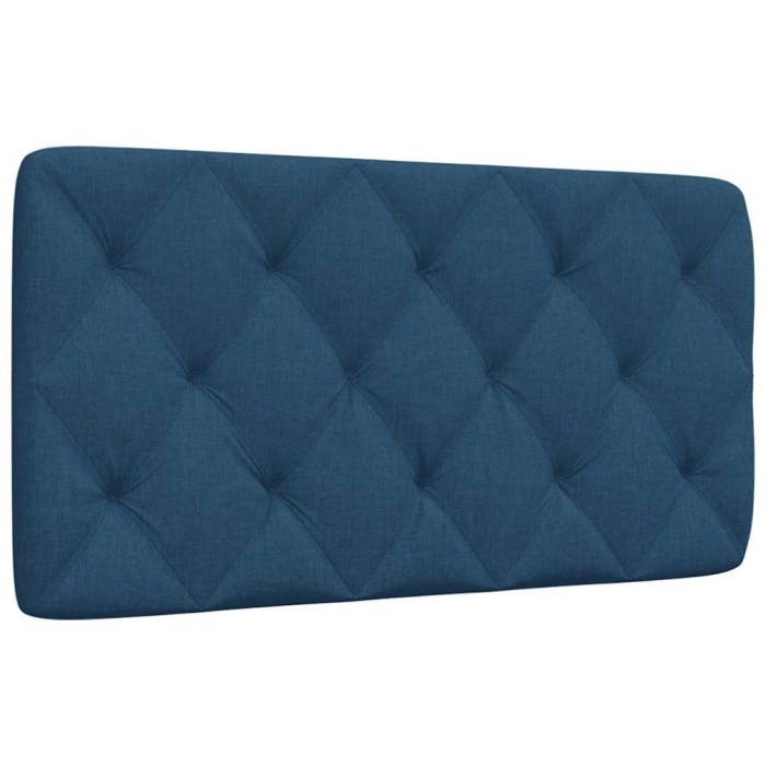 vidaXL Pernă pentru tăblie de pat, albastru, 100 cm, material textil
