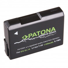 Acumulator replace Patona Premium EN-EL14 EN EL14 ENEL14 1100mAh pentru Nikon CoolPix-1197