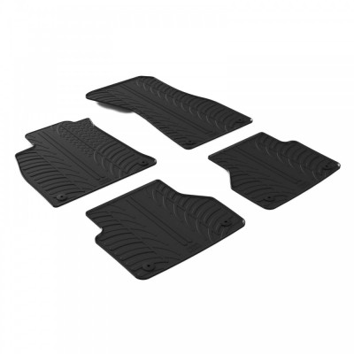 Set covorase auto din cauciuc Audi A6 (C8) 06.2018-, A7 (C8) 05.2018-, 5 usi, Negru, Gledring, 4 buc. AutoDrive ProParts foto