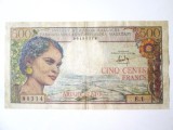 Rara! Republica Malgasa/Madagascar 500 Francs 1966,bancnota din imagini la cel mai mic pret