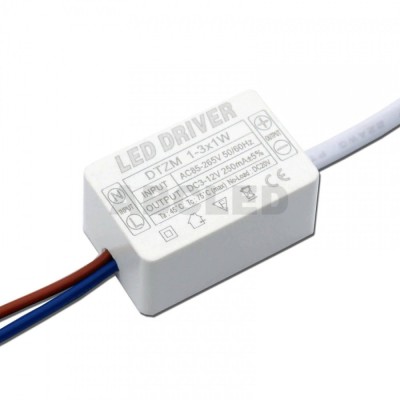 Sursa LED 230Vac 3-12Vdc 250mA 1-3W foto