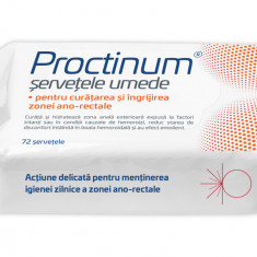 Proctinum servetele umede pentru igiena ano-rectala, 72 bucati, Zdrovit