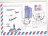Bnk fil Germania RDG - cp stampila ocazionala circulata spre Romania 1988 - aerofilatelie