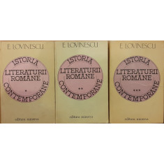 Istoria literaturii romane contemporane 3 volume