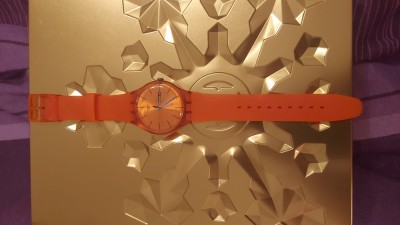 Ceas Swatch Rebel portocaliu foto