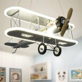 Lustra LED suspendata AVION 148W, lumina Rece/Calda/Neutra, Alb Gri, Alessandro DESIGN