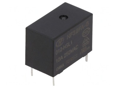 Releu Electromagnetic 12VDC 10A SPST-NO foto