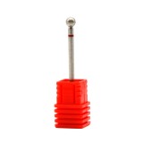 Duză de diamant pentru cuticulă, sferă, br&acirc;u roșu 001 / 040R