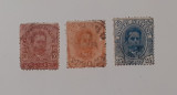 Timbre Italia 1893 - 3 Valoari Stampilate (VEZI DESCRIEREA), Stampilat